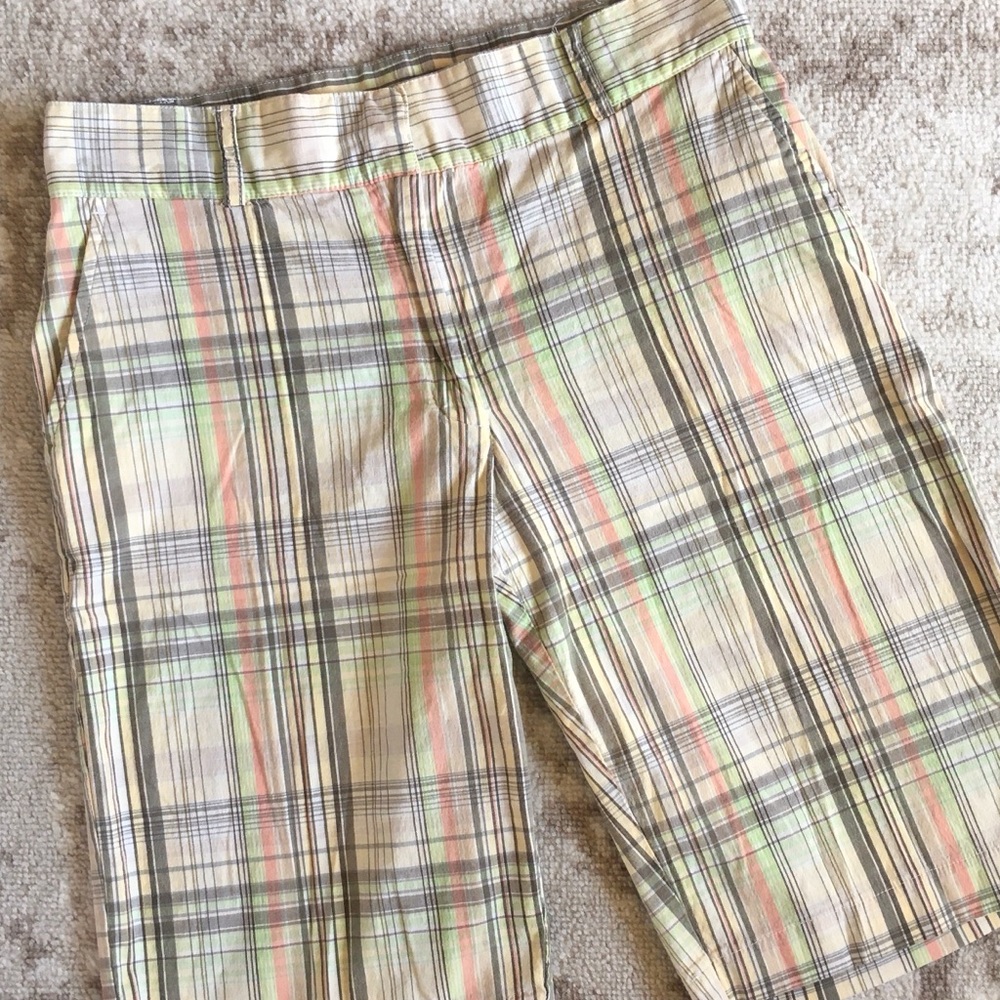 Plaid Bermuda Shorts 10 P 10P Briggs New York